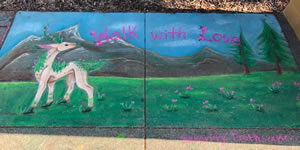 3rd Place: Walk with Love by Serenity Truthseeker
